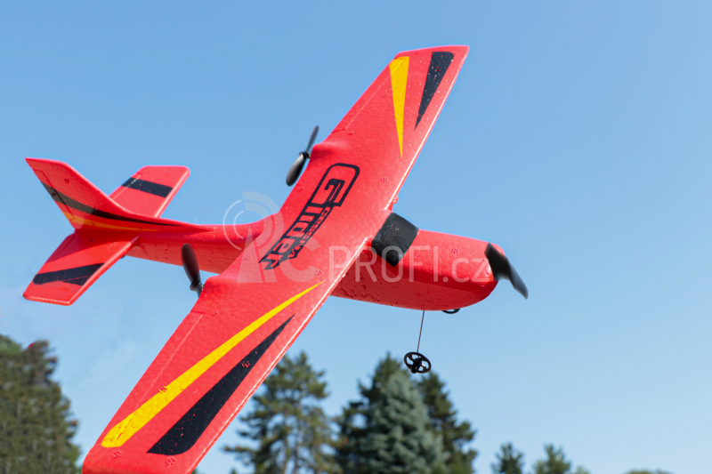 RC letadlo Cessna Glider Z50, červená