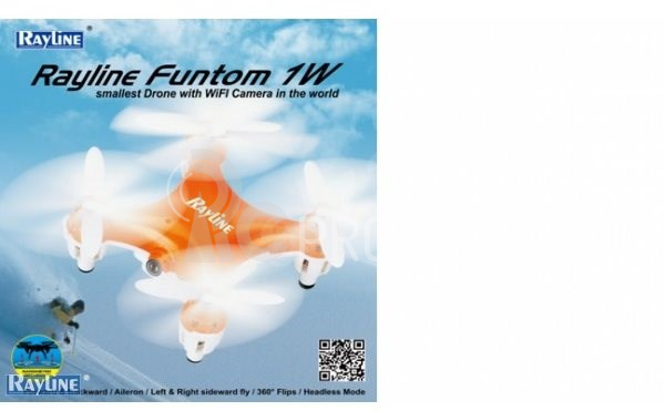 Dron Rayline Funtom 1W, oranžová