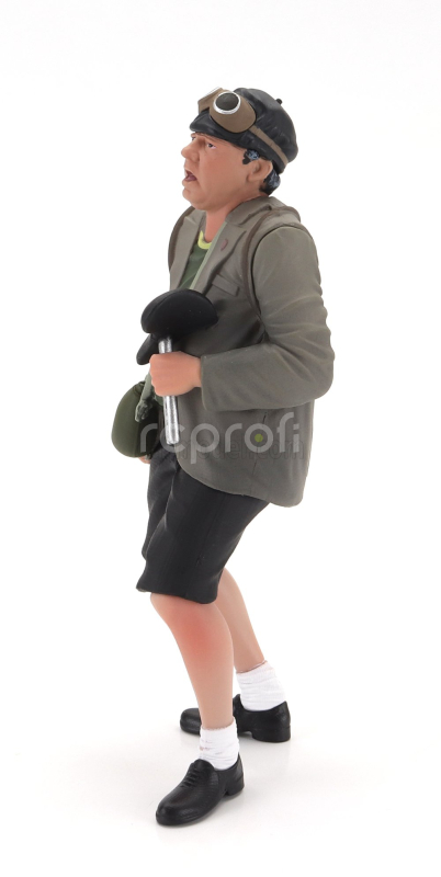 Infinite statue Figures Fantozzi - Alla Bersagliera! 1:18 Šedá Černá