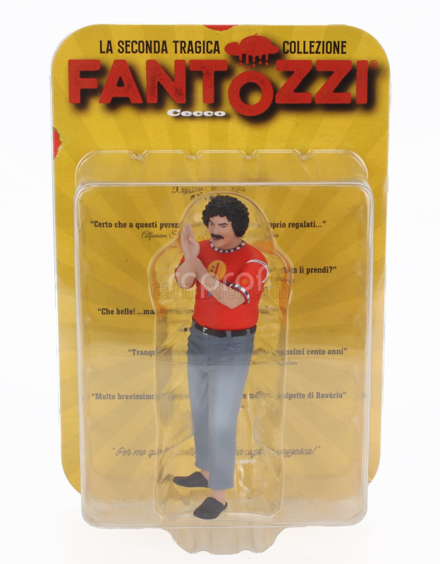Infinite statue Figures Fantozzi - Cecco - Lo Scfilatino Specialo 1:18 Červená Šedá