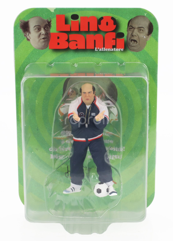 Infinite statue Figures Lino Banfi - L'allenatore Nel Pallone 1:18 Modrá Bílá