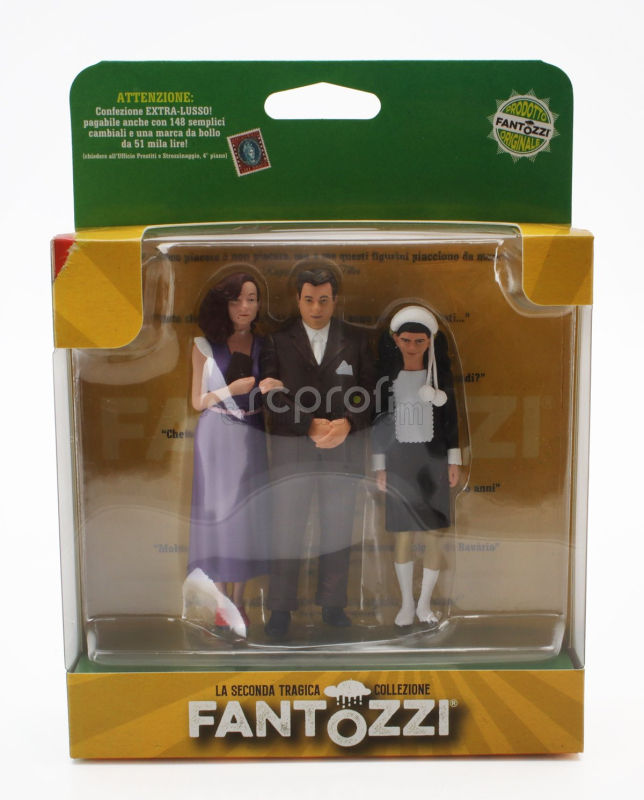 Infinite statue Figures Set 3x Famiglia Fantozzi - Ragioniere Ugo Fantozzi - Signora Pina - Mariangela 1:18 Různé