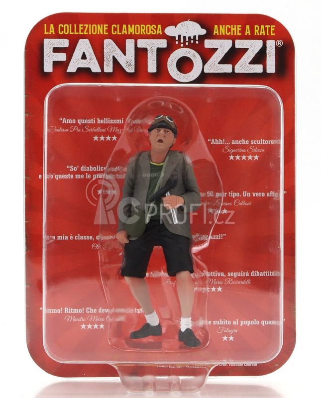 Infinite statue Figures Set 4x Fantozzi - Com'e' Umano Lei! - Alla Bersagliera! - Ah! Congiuntivo! - Ragionier Filini Batti Lei? 1:18 Různé