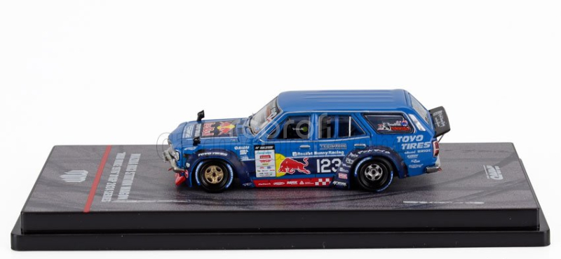 Inno-models Mazda Rx-3 Sw Station Wagon N 123 Racing 1976 1:64 Blue