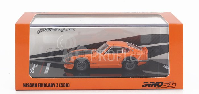 Inno-models Nissan Fairlady Z (s30) Coupe 1971 1:64 Oranžová Černá
