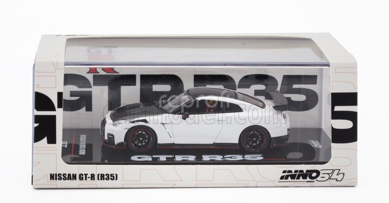 Inno-models Nissan Gt-r (r35) Nismo Coupe 2016 1:64 Bílá Černá