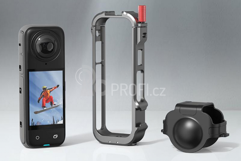 Insta360 X4 - Rám a ochrana objektivu z hliníkové slitiny