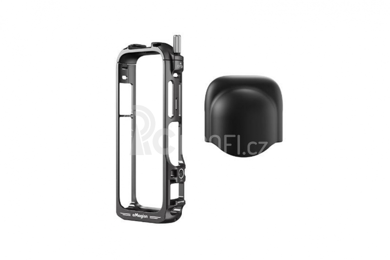 Insta360 X4 - Rychloupínací CNC rám (pro magnetický adaptér) s ochranou objektivu