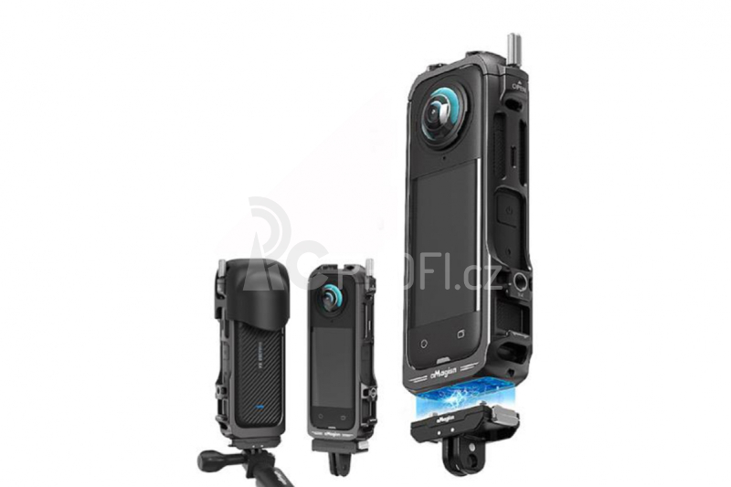 Insta360 X4 - Rychloupínací CNC rám (pro magnetický adaptér) s ochranou objektivu