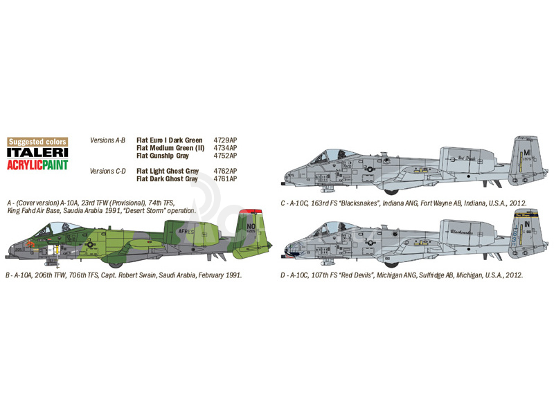 Italeri A-10 A/C Thunderbolt ll 