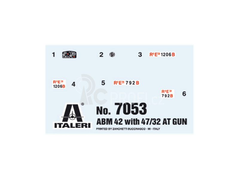 Italeri ABM 42 with 47/32 AT Gun (1:72)