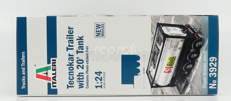 Italeri Accessories Rimorchio Cisterna 3-assi - Tanker Trailer 1:24 /