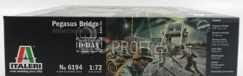 Italeri Accessories War Battle Set Pegasus Bridge Airborne Assault - 75th Anniversary D-day 1944-2019 1:72 /