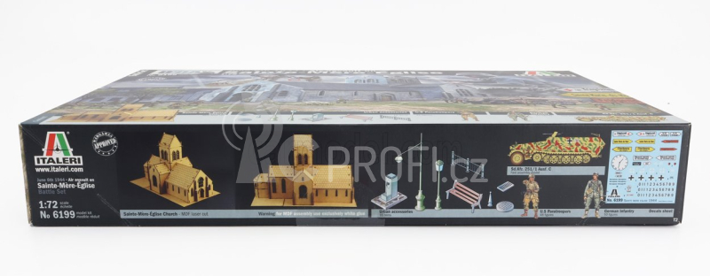 Italeri Accessories War Battle Set Sainte - Mere - Eglise 1944 1:72 /