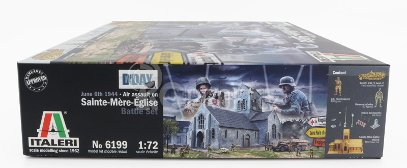 Italeri Accessories War Battle Set Sainte - Mere - Eglise 1944 1:72 /