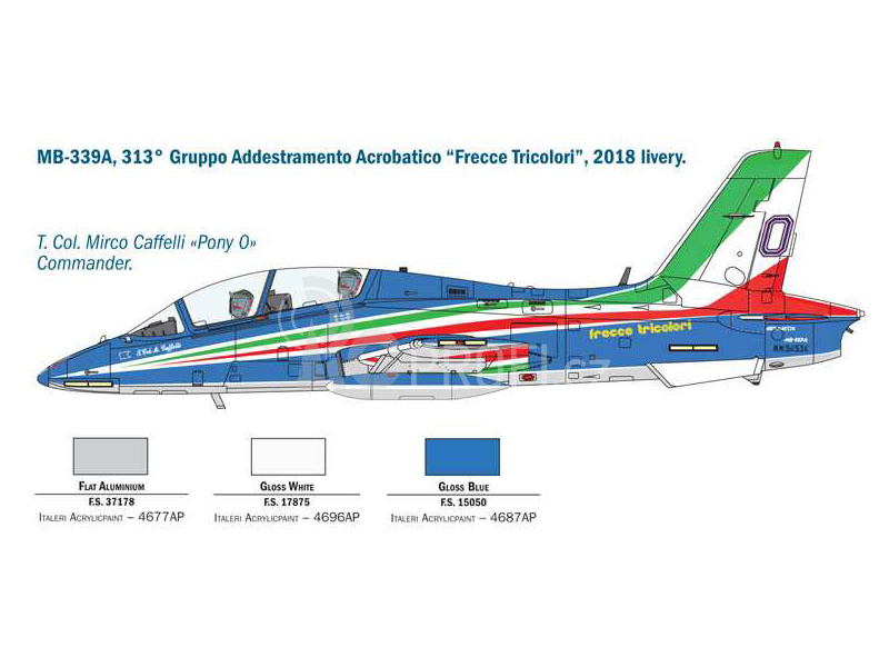 Italeri Aermacchi MB-339A P.A.N. 2018 Livery (1:72)