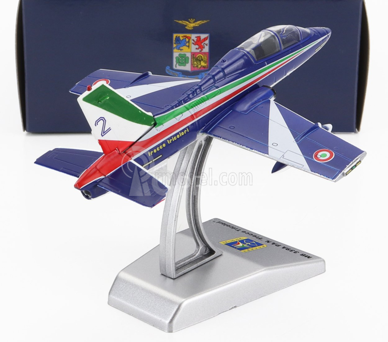 Italeri Aermacchi Mb339a Livrea 2023 N 2 Frecce Tricolori 1:100, modrá
