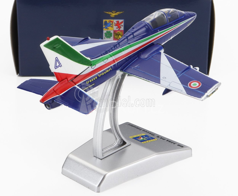 Italeri Aermacchi Mb339a Livrea 2023 N 4 Frecce Tricolori 1:100, modrá