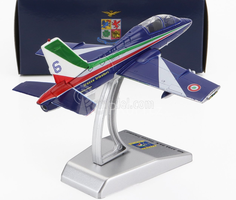 Italeri Aermacchi Mb339a Livrea 2023 N 6 Frecce Tricolori 1:100, modrá