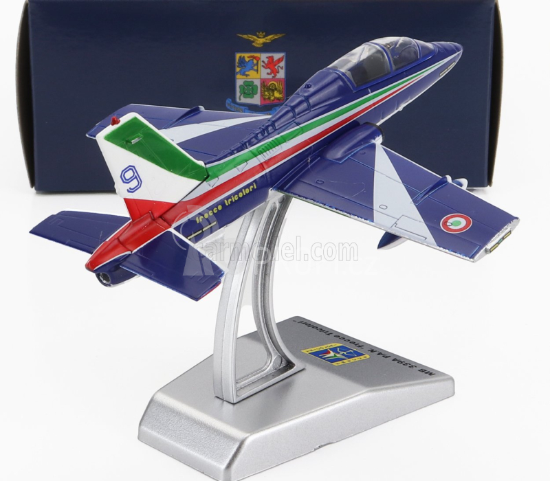 Italeri Aermacchi Mb339a Livrea 2023 N 9 Frecce Tricolori 1:100, modrá