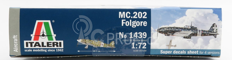 Italeri Aermacchi Mc.202 Folgore Airplane Military 1943 1:72 /