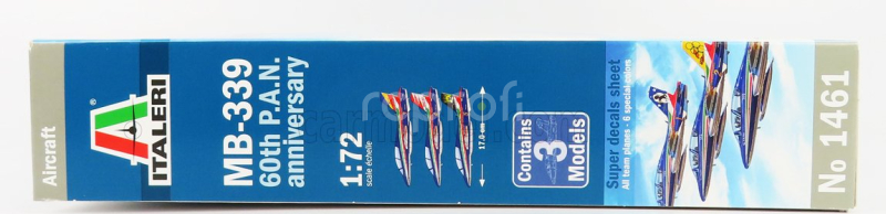 Italeri Aermacchi Set 3x Mb339a Frecce Tricolori - 313th Gruppo Addestramento Acrobatico Italy 1:72 /