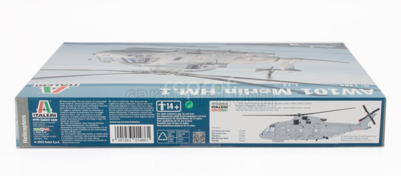 Italeri Agusta westland Aw101 Merlin Hm.1 Uk Royal Navy - Helicopter - 2003 1:72 Military