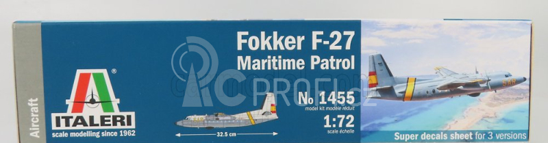 Italeri Airplane Fokker F-27 Maritime Patrol 1955 1:72 /