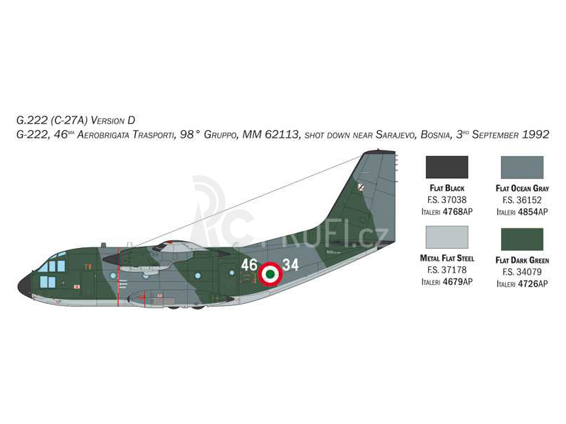 Italeri Alenia C-27A Spartan / G.222 (1:72)