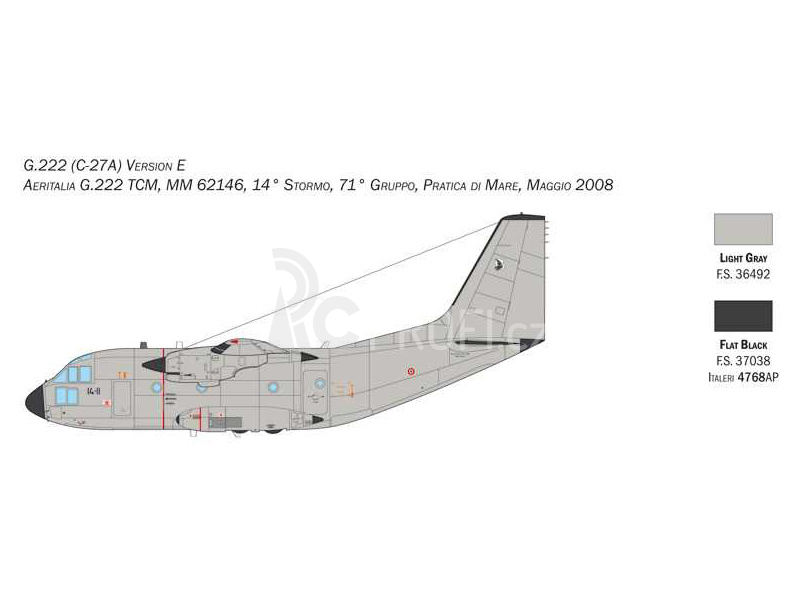 Italeri Alenia C-27A Spartan / G.222 (1:72)