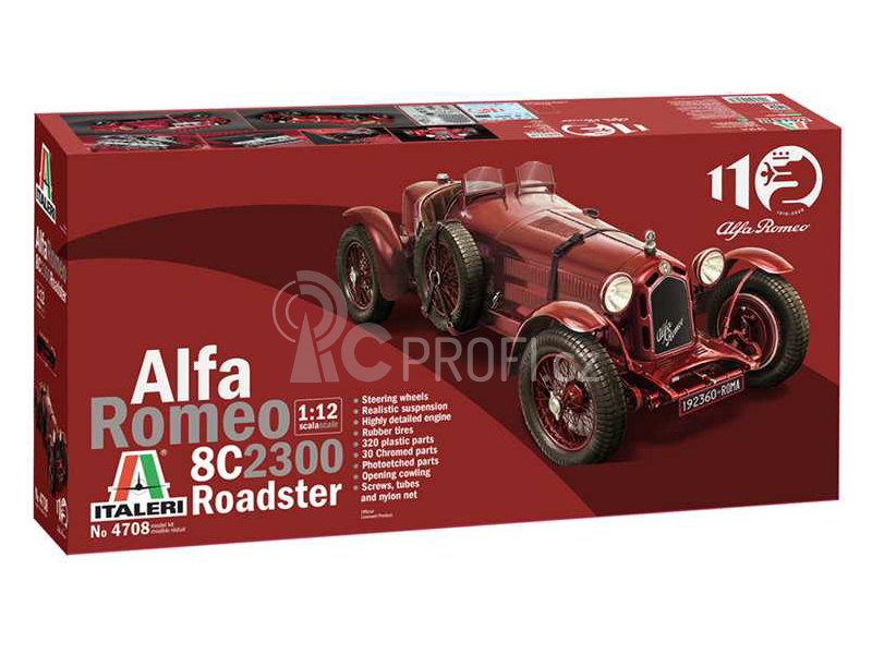 Italeri Alfa Romeo 8C 2300 Roadster (1:12)