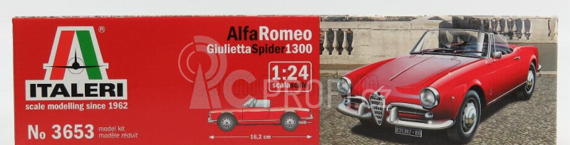 Italeri Alfa romeo Giulietta Spider 1300 1961 1:24 /