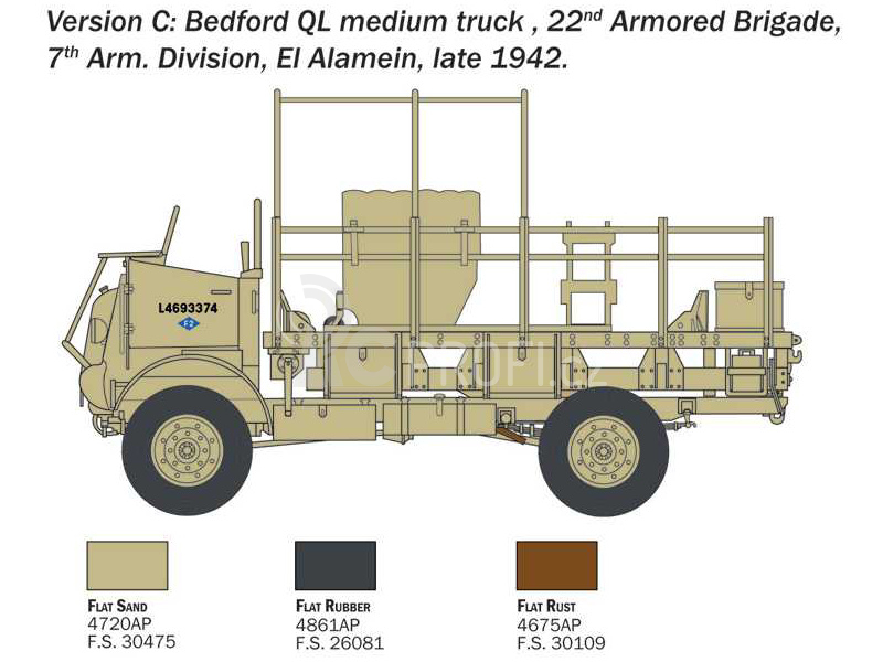 Italeri Bedford QL Truck (1:35)