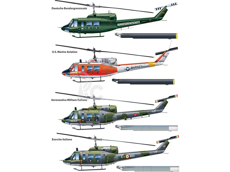 Italeri Bell AB 212 /UH 1N (1:48)
