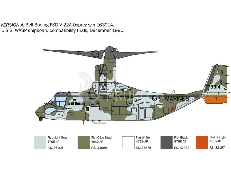 Italeri Bell Boeing V-22A Osprey (1:72)