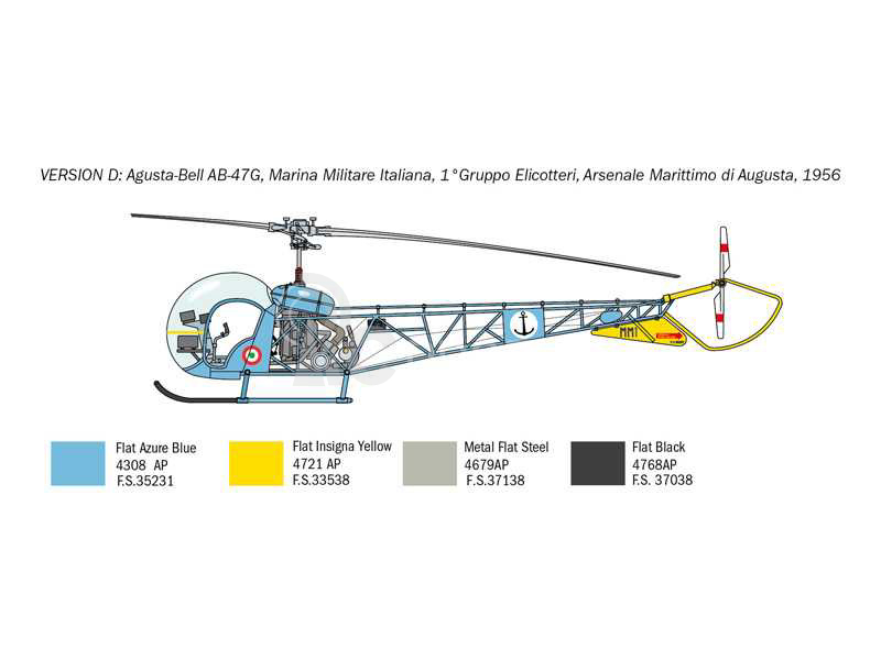 Italeri Bell OH-13 Sioux Corean War (1:48)