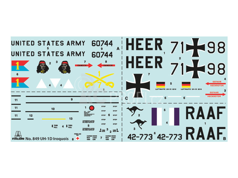 Italeri Bell UH-1D Slick (1:48)