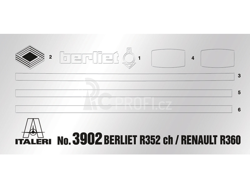 Italeri BERLIET R352ch / RENAULT R360 (1:24)