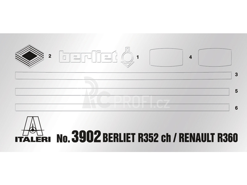 Italeri BERLIET R352ch / RENAULT R360 (1:24)