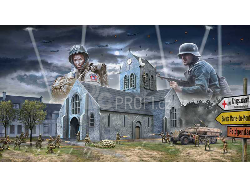 Italeri Bitva o Normadii: Saint-Mere-Église 6 června 1944 (1:72)