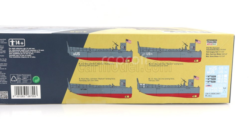 Italeri Boat Lcm3 Landing Craft Military D-day Normandy 1944 1:35 /