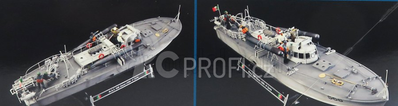 Italeri Boat Mas M.a.s. 563/568 Military With Crew 1:35 /