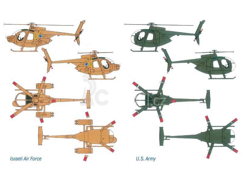 Italeri Boeing AH-6 Night Fox (1:72)