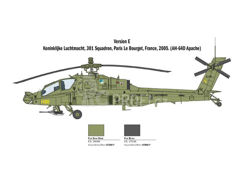 Italeri Boeing AH-64D Longbow Apache (1:48)