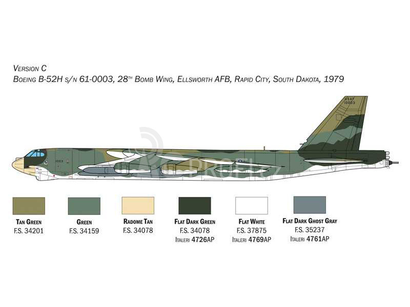 Italeri Boeing B-52H Stratofortress (1:72)