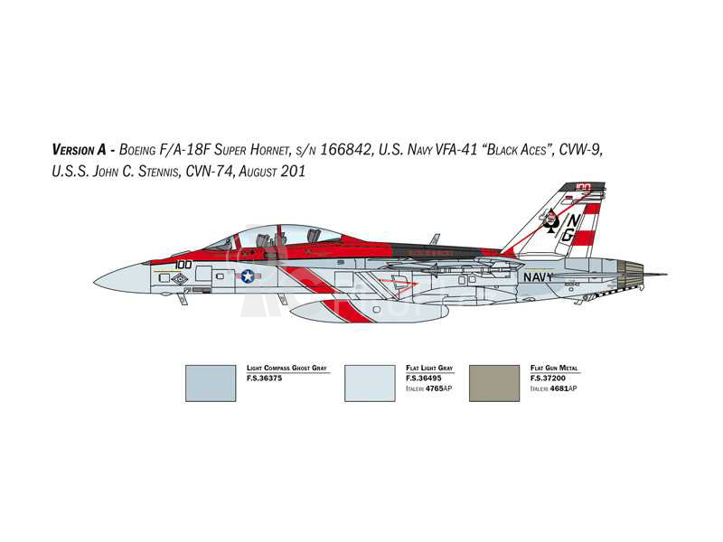 Italeri Boeing F/A-18F Hornet U.S. Navy Special Colors (1:48)