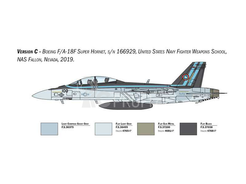 Italeri Boeing F/A-18F Hornet U.S. Navy Special Colors (1:48)