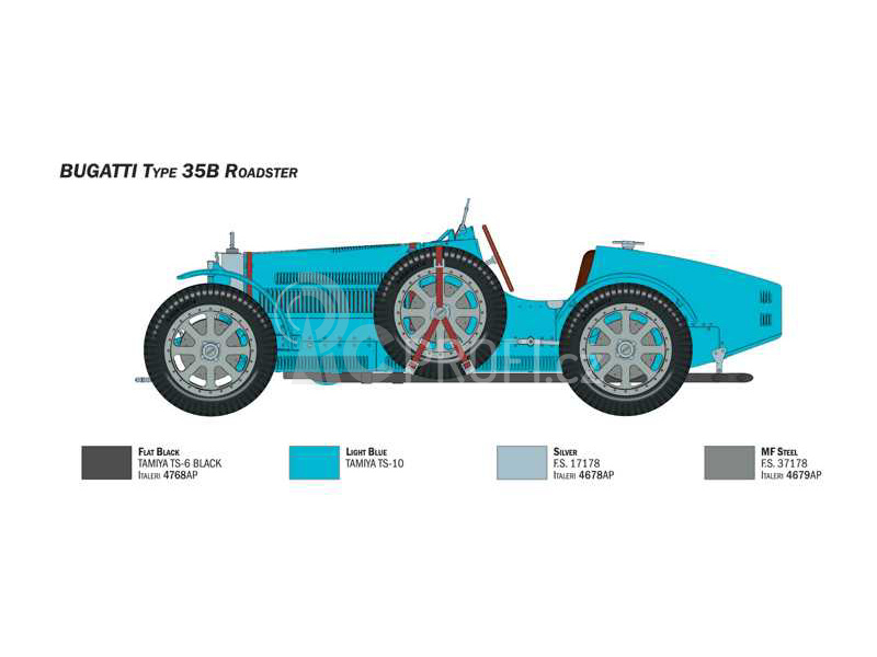 Italeri Bugatti 35 B Roadster (1:12)