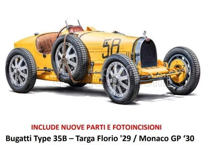 Italeri Bugatti F1  Type 35b Targa Florio 1929 - Monaco Gp 1930 1:12 /