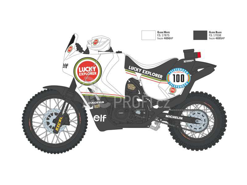 Italeri Cagiva Elephant 850 Paris-Dakar 1987 (1:9)